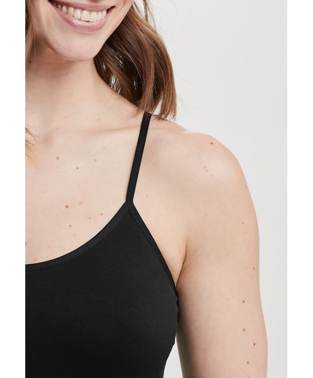 Decoy microfiber singlet med regulerbare stropper sort billede 6