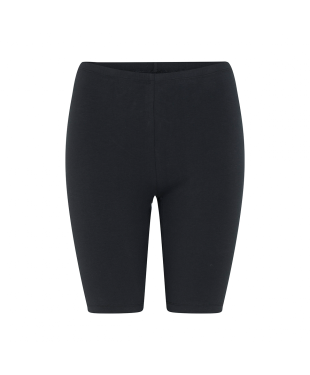 DECOY sorte shapewear-shorts i bomuldsstretch til kvinder billede 1