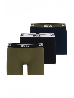 BOSS boxershorts til herre, 3-pak i forskellige farver – S (OUTLET)