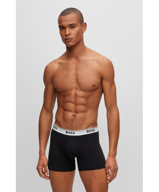 BOSS boxershorts til herre, 3-pak i forskellige farver – S (OUTLET) billede 3