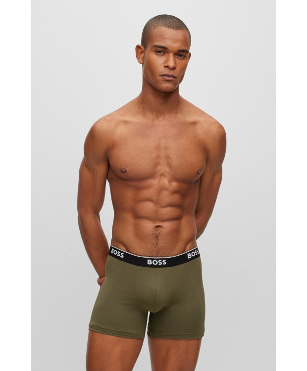 BOSS boxershorts til herre, 3-pak i forskellige farver – S (OUTLET) billede 6