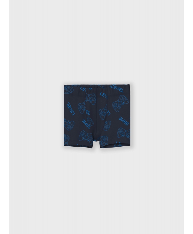 NAME IT mørkeblå boxershorts til drenge, 3-pak billede 4