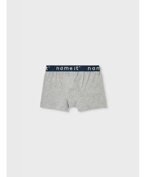 NAME IT grå og sorte boxershorts til drenge, 3-pak billede 3