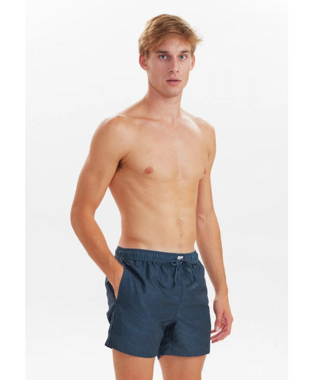 JBS navy badeshorts med striber til herre – Outlet billede 2