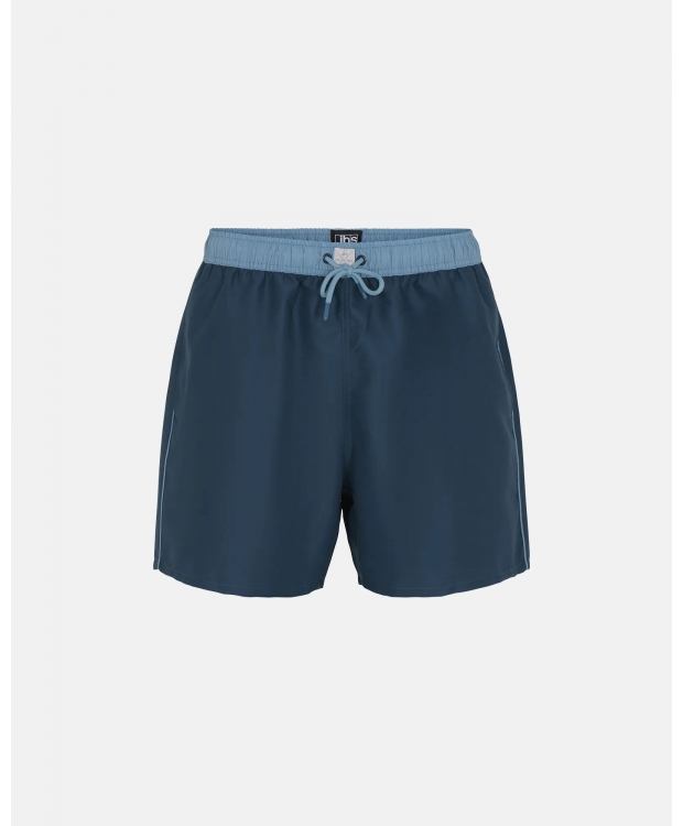 JBS blå badeshorts i genbrugt polyester til herre – Outlet billede 2