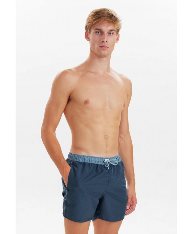 JBS blå badeshorts i genbrugt polyester til herre – Outlet billede 1