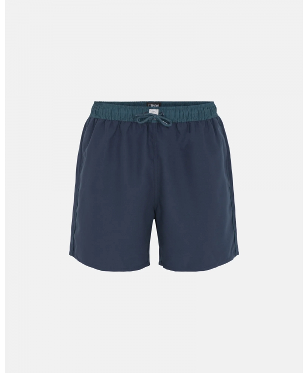 JBS navy badeshorts i genbrugt polyester til herre billede 1
