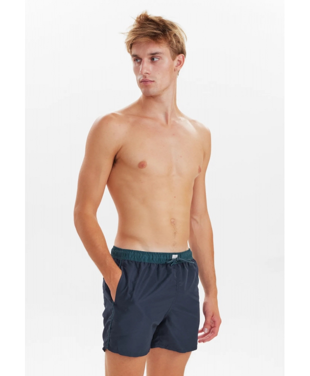 JBS navy badeshorts i genbrugt polyester til herre billede 2