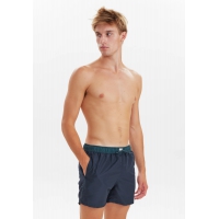 JBS navy badeshorts i genbrugt polyester til herre