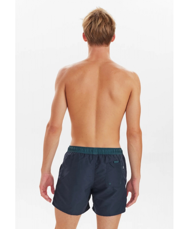 JBS navy badeshorts i genbrugt polyester til herre billede 3