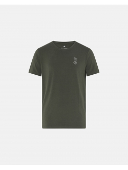 JBS of Denmark grøn bambus-T-shirt med rund hals til herre – Outlet