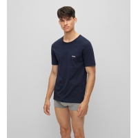 BOSS 3-pak T-shirts i grøn, navy og sort til herre