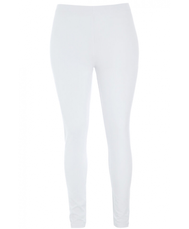 Festival lange bambusleggings i hvid til kvinder billede 2
