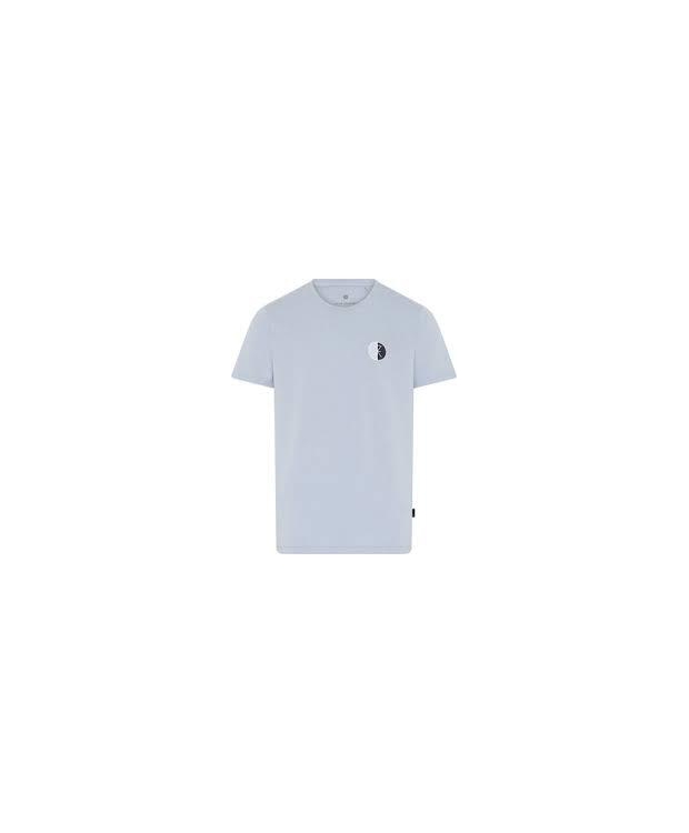 JBS of Denmark T-shirt med logo i lyseblå til herre billede 1