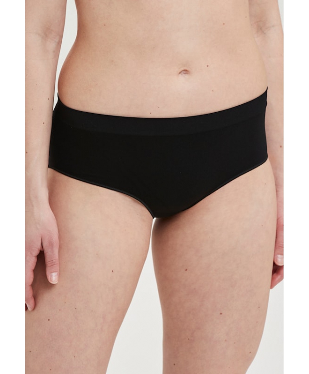 6 par Decoy Microfiber hipster trusse sort til kvinder – detaljebillede 5