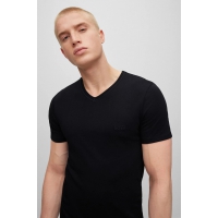 BOSS 3-pak T-shirts med V-hals i sort til herre