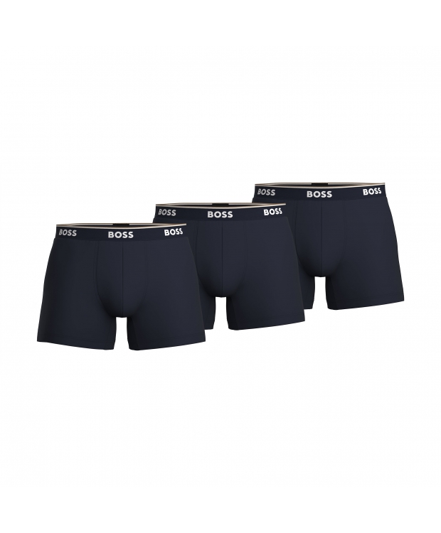 BOSS 3-pak Power boksershorts med signaturstribe – navy herre billede 1