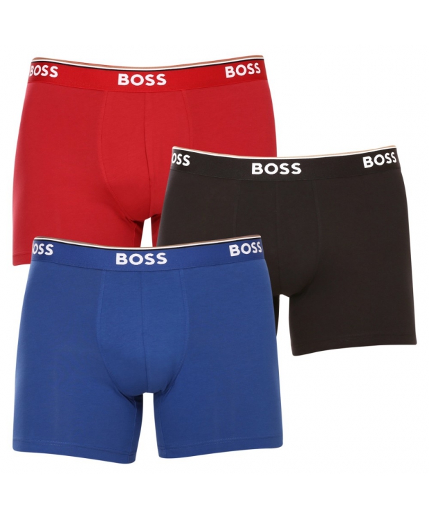 BOSS 3-pak Power boksershorts med signaturstribe – multifarvet herre billede 2