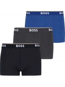 BOSS 3-pak Power boksershorts – blå nuancer til herre