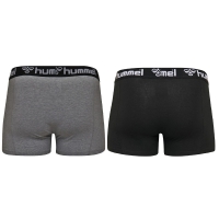 Hummel Mars 2-pak boxershorts i sort og grå til herre – OUTLET