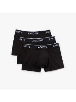 Lacoste 3-pak sorte boxershorts til herre – OUTLET