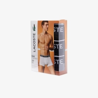 Lacoste 3-pak sorte boxershorts til herre – OUTLET