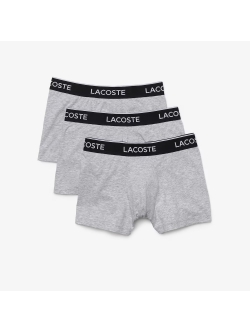 Lacoste 3-pak grå boxershorts til herre – OUTLET