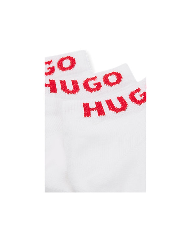 HUGO 3-pak hvide ankelstrømper til kvinder – OUTLET billede 2
