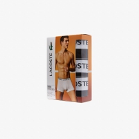 Lacoste 3-pak sorte boxershorts til herre – OUTLET
