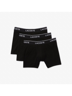 Lacoste 3-pak sorte boxershorts til herre – OUTLET
