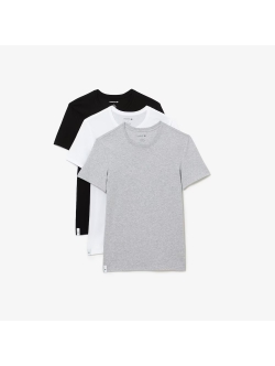 Lacoste T-shirts i sort, hvid og grå til herre 3-pak – OUTLET