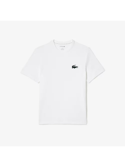Lacoste hvid relaxed fit T-shirt til herre – OUTLET