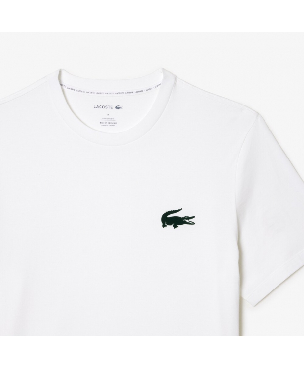 Lacoste hvid relaxed fit T-shirt til herre – OUTLET billede 2