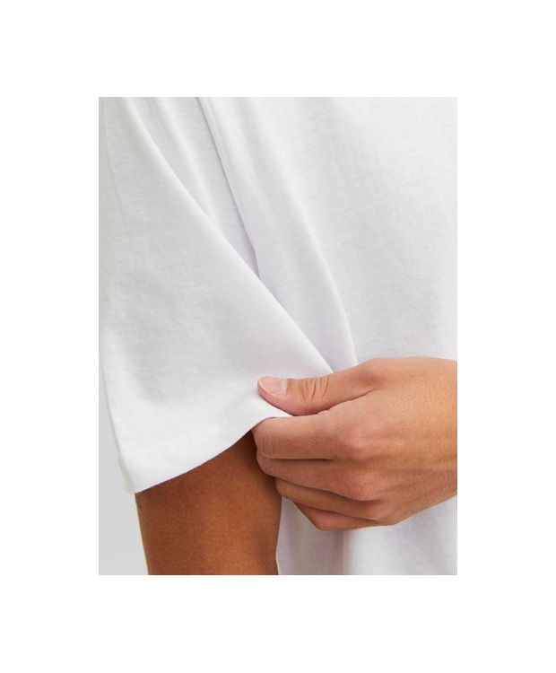 Jack & Jones 3-pak hvide T-shirts til herre billede 4