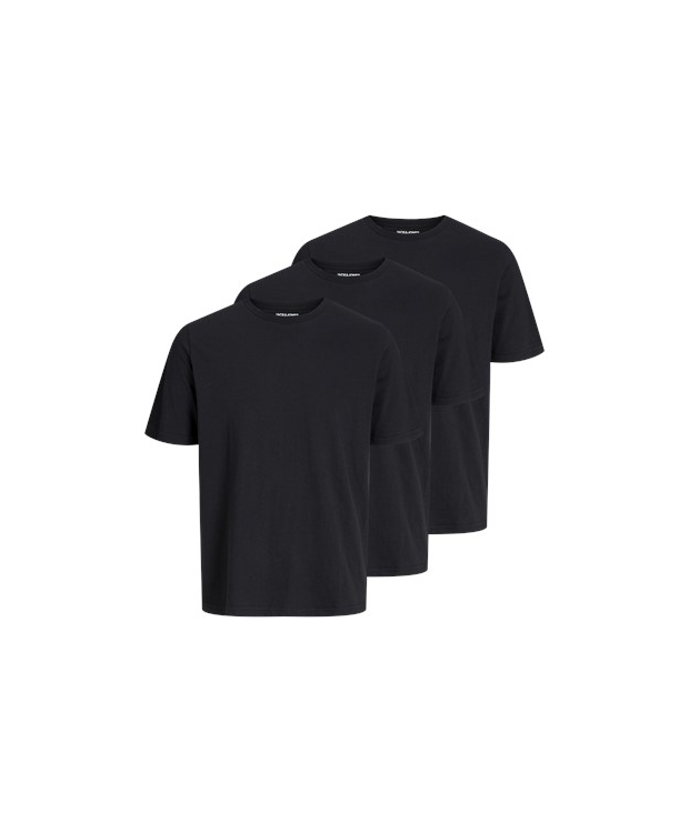 Jack & Jones 3-pak sorte T-shirts til herre billede 1