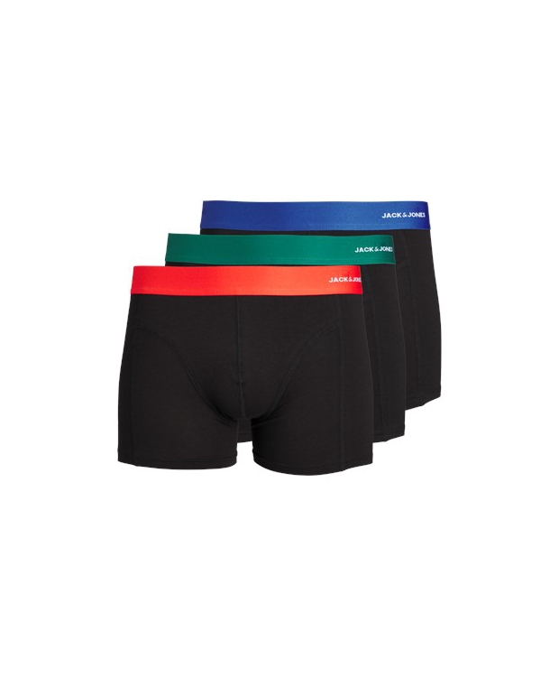 Jack & Jones 3-pak bambus trunks til herre – multifarvet billede 1