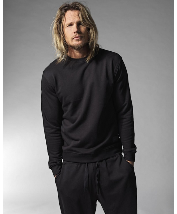Resteröds navy bambus-sweatshirt til herre – S OUTLET billede 3
