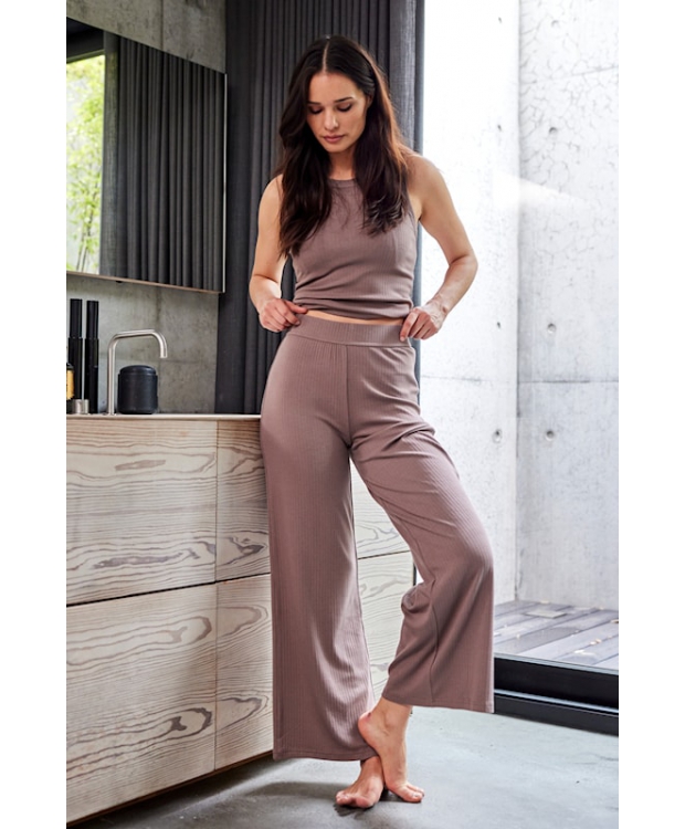 JBS of Denmark Women Rib-bukser i bambus – brun, dame – Outlet billede 1