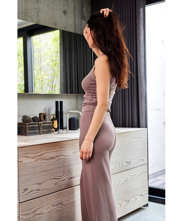 JBS of Denmark Women Rib-bukser i bambus – brun, dame – Outlet billede 3